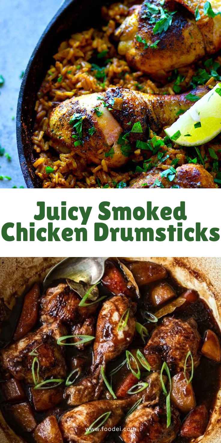 Juicy Smoked Chicken Drumsticks