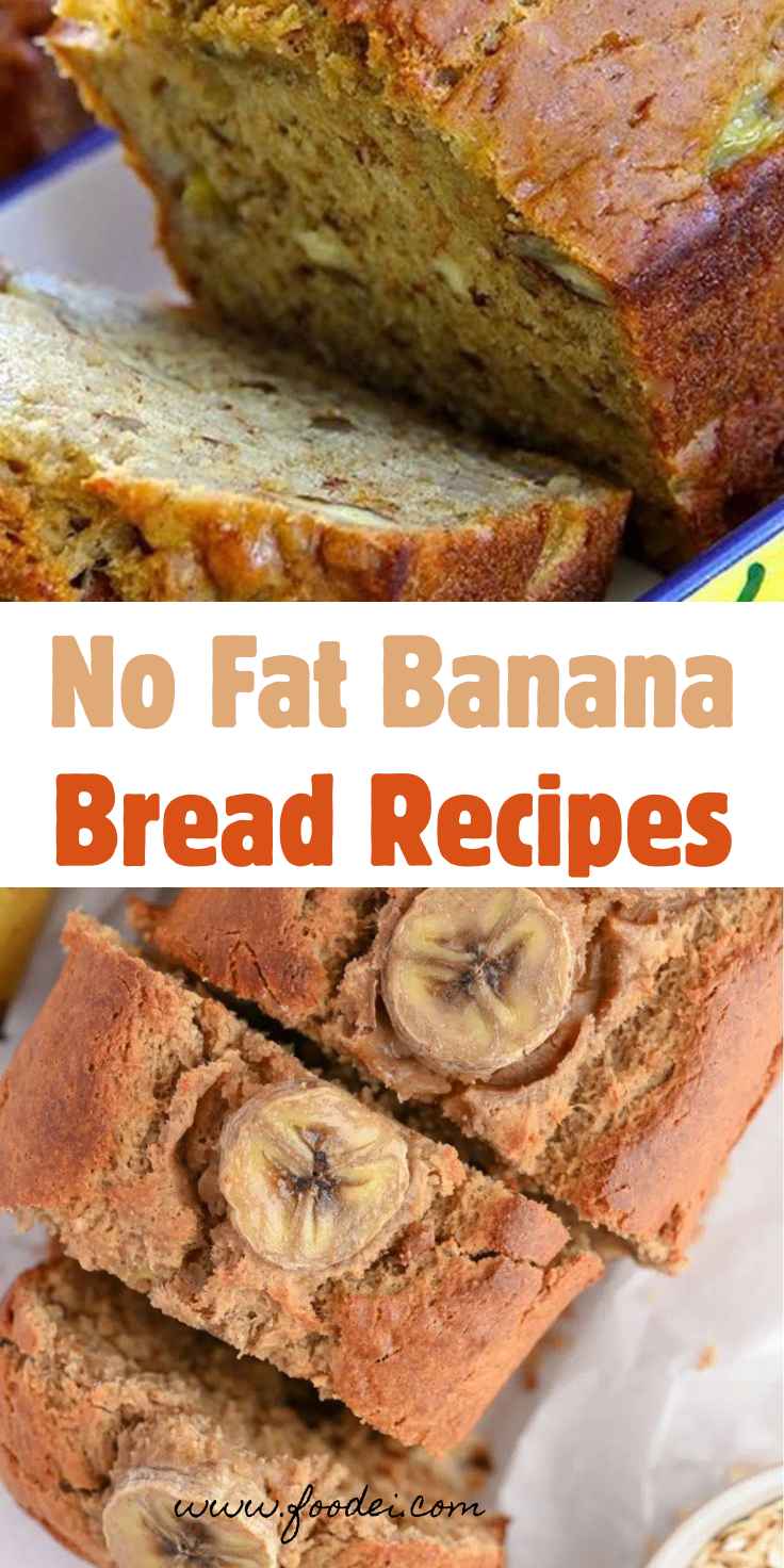 No Fat Banana Bread Recipes