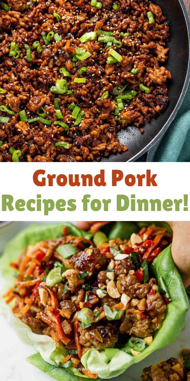 Ground Pork Recipes for Dinner!