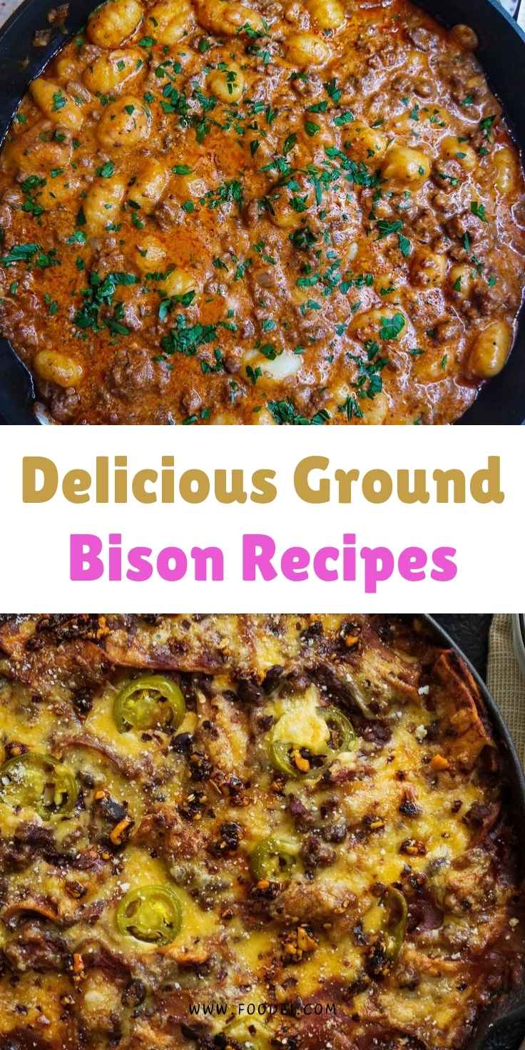 Delicious Ground Bison Recipes