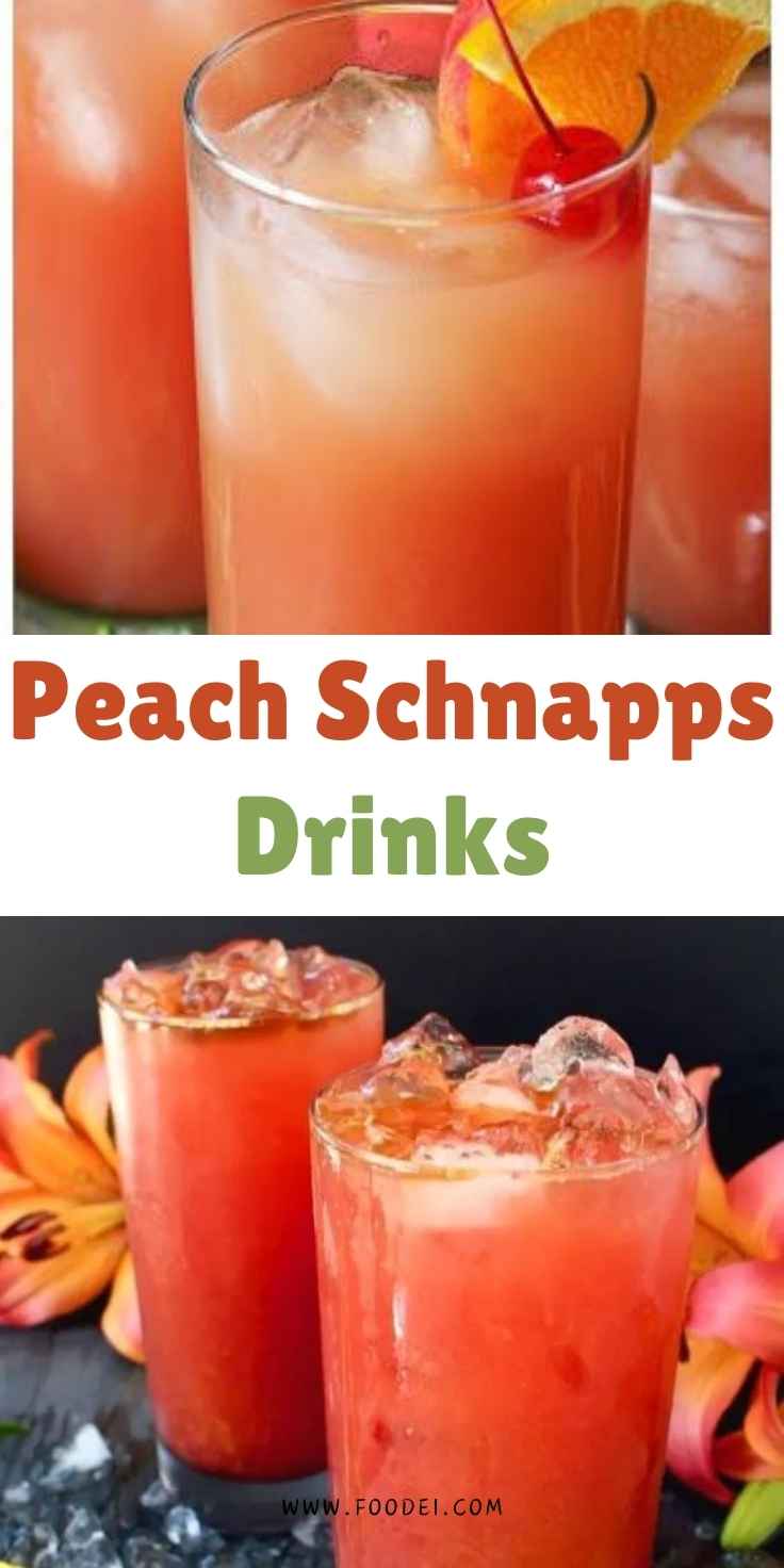 Peach Schnapps Drinks