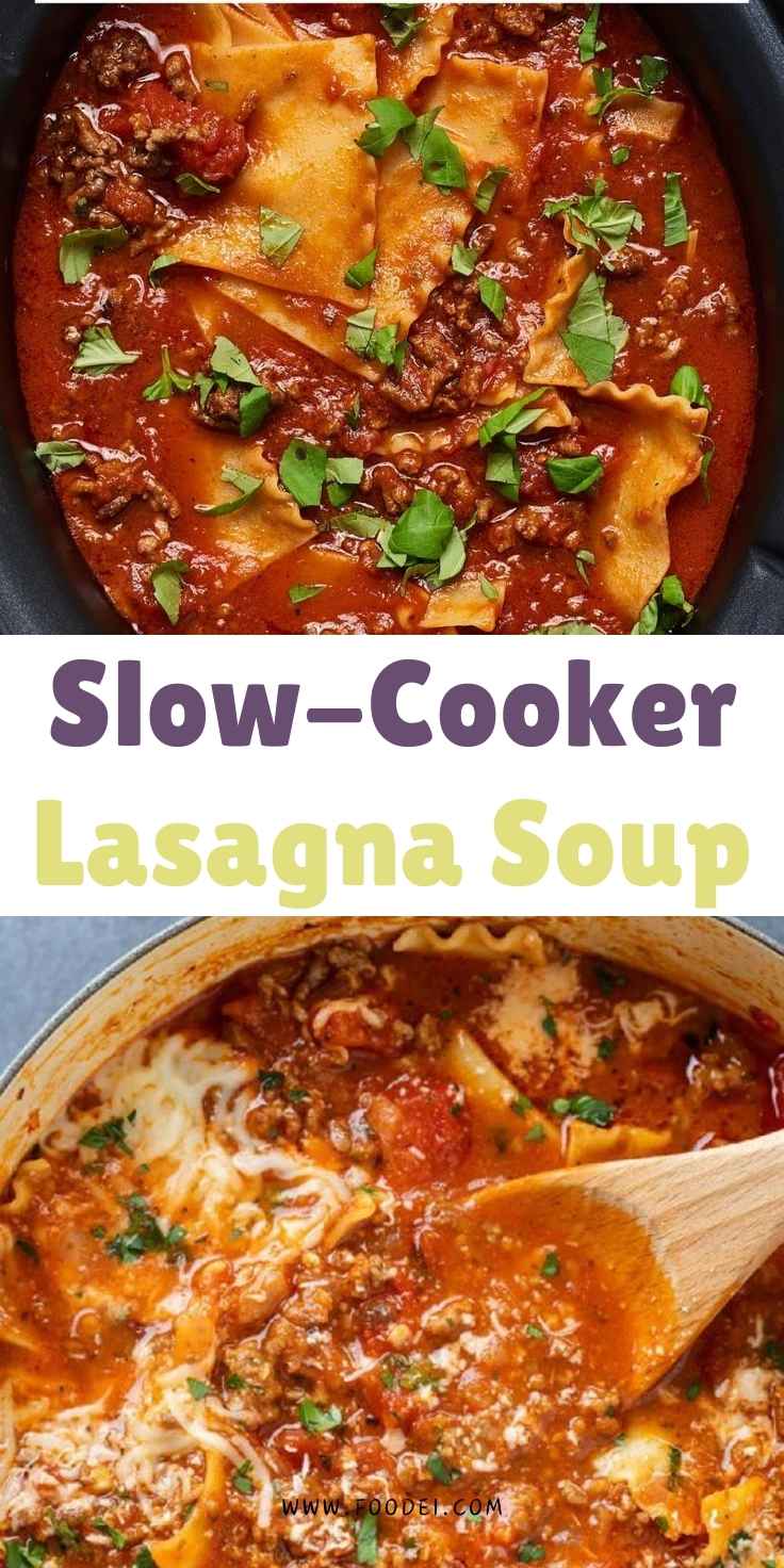 Slow-Cooker Lasagna Soup Recipes