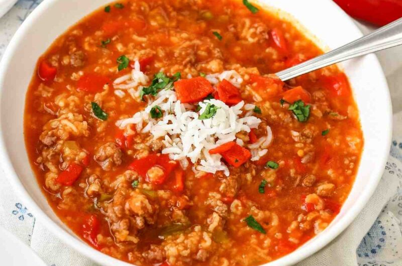 Warm Up This Winter with Delicious Stuffed Pepper Soup