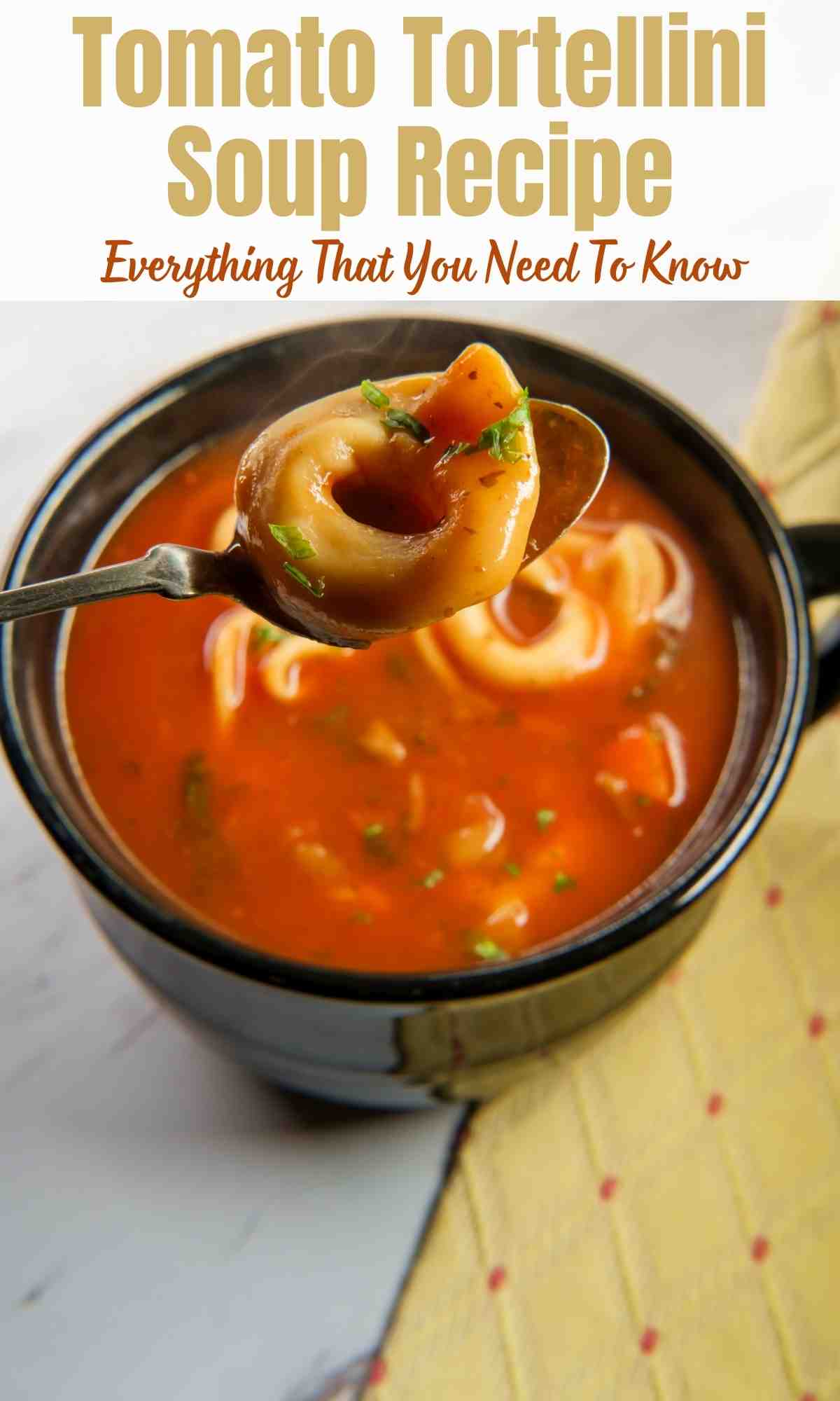 Tomato Tortellini Soup Recipe