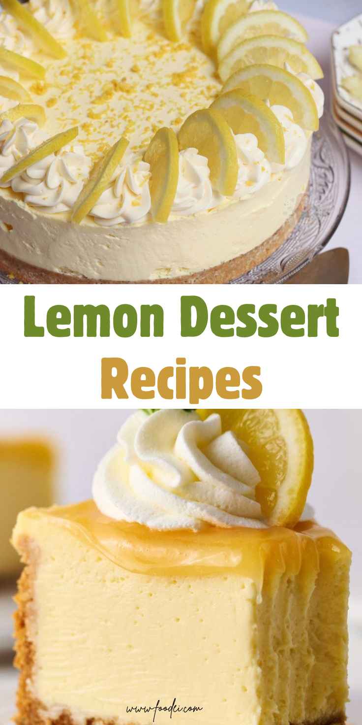 Lemon Dessert Recipes