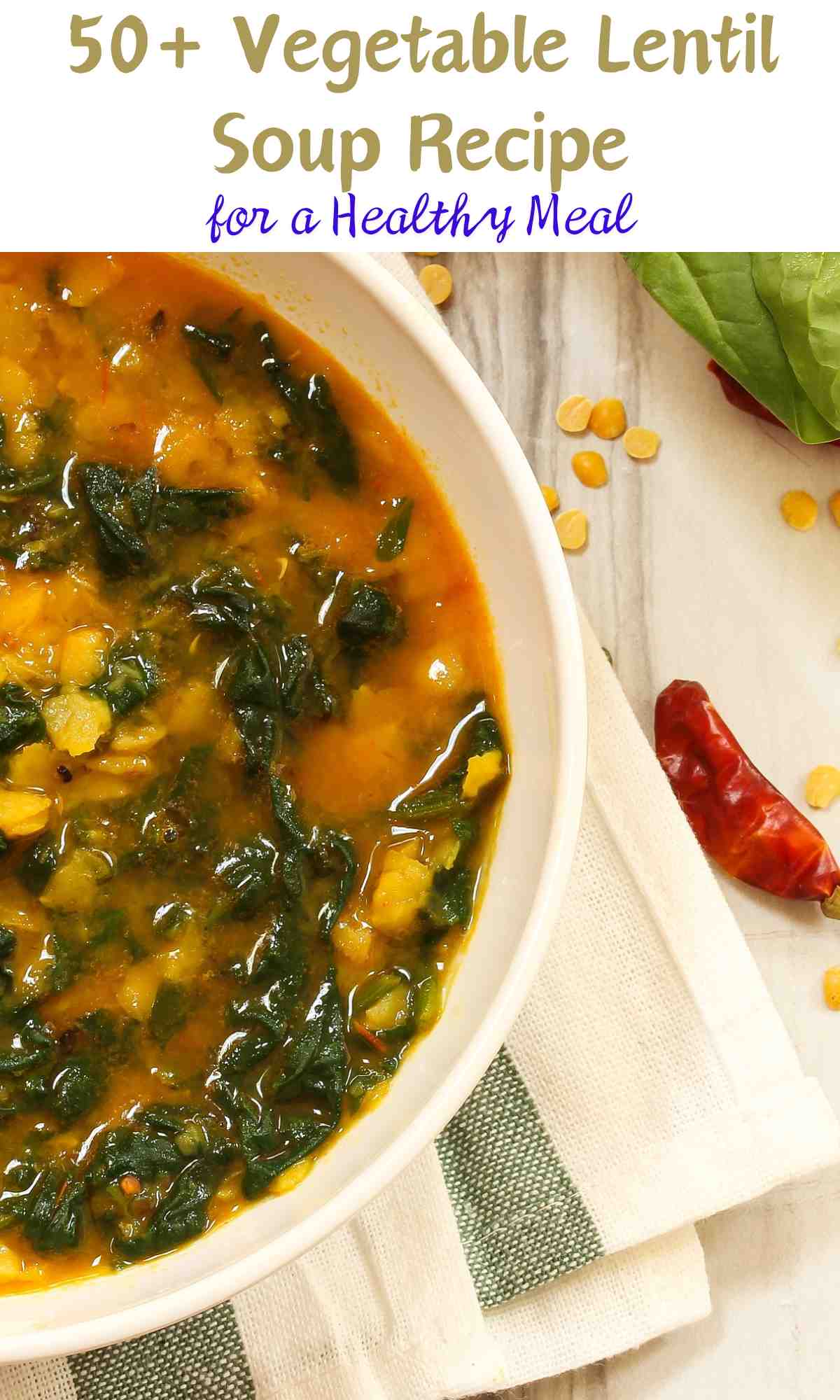 Vegetable Lentil Soup Recipe